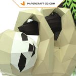 Paresseux en papier 3D