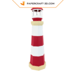 Phare en papier 3D