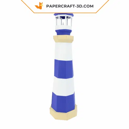 Phare en papier 3D