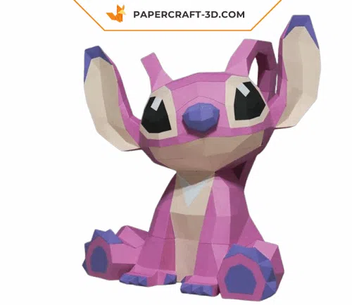 papercraft angel stitch origami 3D