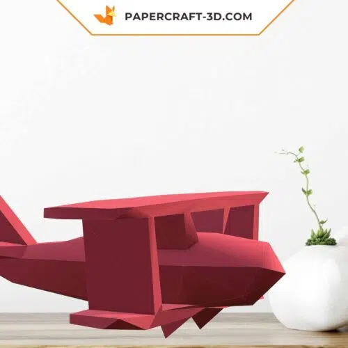 Papercraft aereo in origami 3D