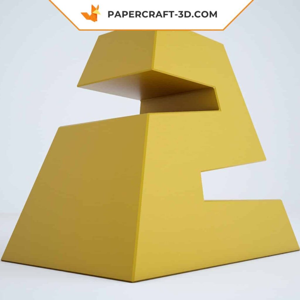 Papercraft chiffres en origami 3D, de 0 à 9