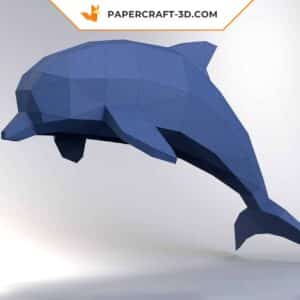 Papercraft dauphin & beluga origami papier 3D