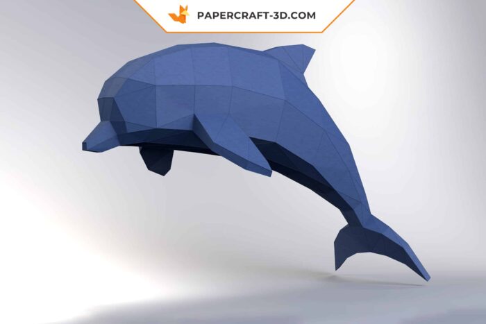 Papercraft dauphin & beluga origami papier 3D