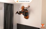 Papercraft Deathstroke en origami papier 3D : modèle PDF DIY