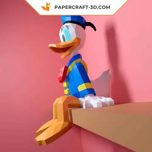 Papercraft Donald Duck origami papier 3D DIY