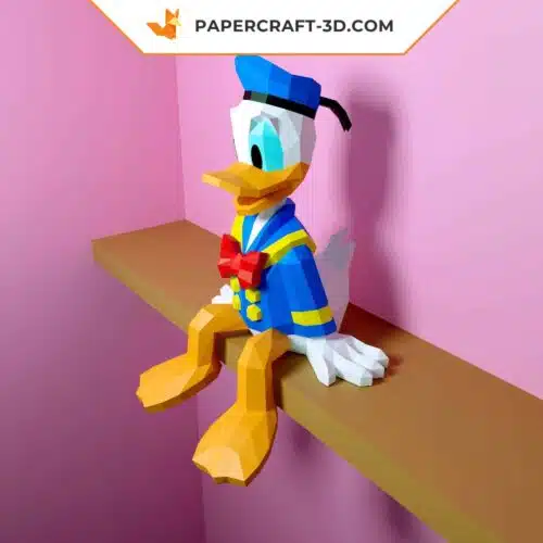 Papercraft Donald Duck origami papier 3D DIY