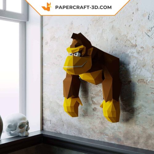 Papercraft Donkey Kong origami papier 3D