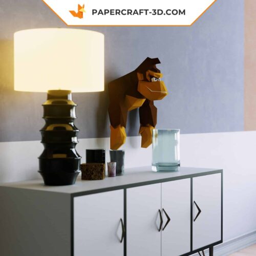Papercraft Donkey Kong origami papier 3D
