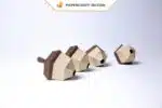 Papercraft écureuil origami papier 3D à télécharger en PDF