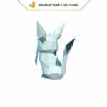 Papercraft Glaceon Pokemon en papier 3D à imprimer soi-même