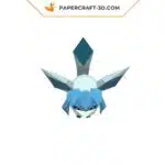 Papercraft Glaceon Pokemon en papier 3D à imprimer soi-même