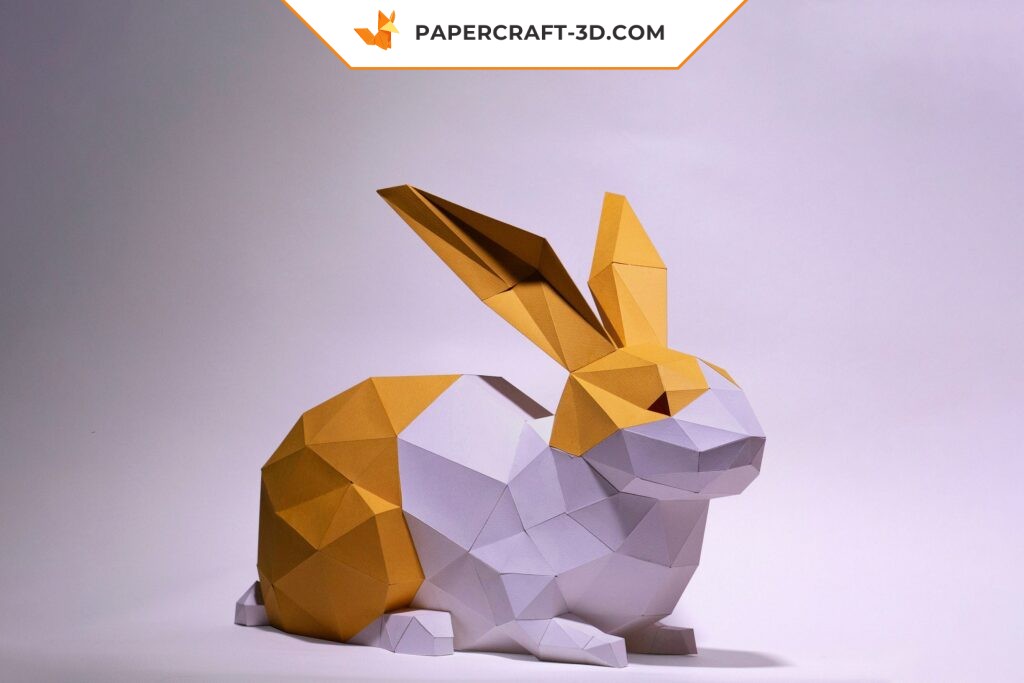 Rabbit - Beginner Series - Animals - Paper Craft - Canon