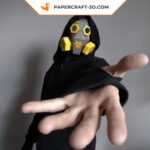 Papercraft masque à gaz en papier 3D à faire soi-même