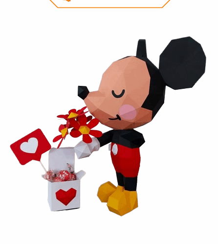 papercraft-mickey-mouse-origami-3D