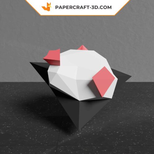 Papercraft modèle de pingouin dansant en origami papier 3D