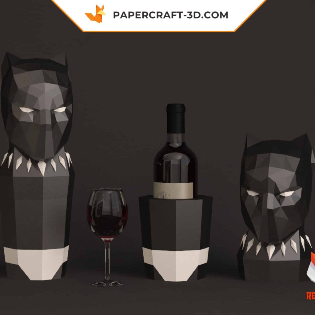 Papercraft kaktus im origami