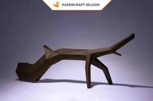 Papercraft Perroquet Ara origami papier 3D DIY modèle numérique à télécharger