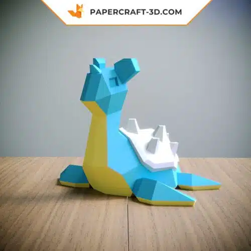 Papercraft di Lapras in origami 3D