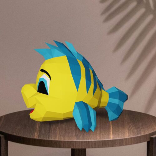 Papercraft Polochon en origami 3D