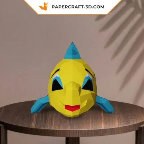Papercraft Polochon en origami 3D