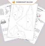Papercraft Requin Blanc XXL en origami papier 3D à fabriquer soi-même