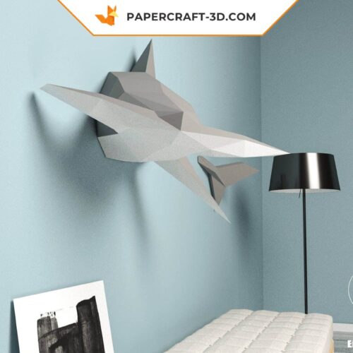 Papercraft Requin Marteau origami papier 3D à construire soi-même