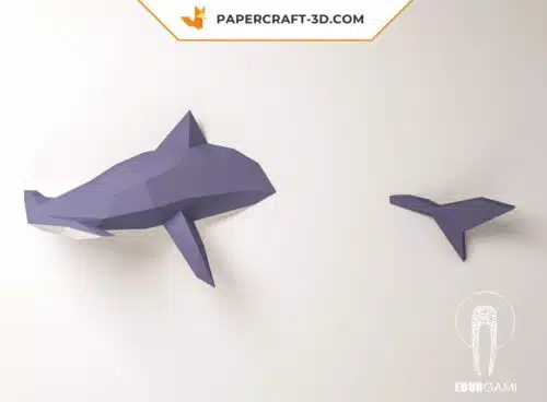 Papercraft Requin Marteau origami papier 3D à construire soi-même