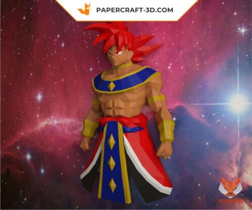 Papercraft RexGoku Hakaishin en origami papier 3D DIY