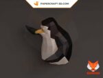 Papercraft pinguins do filme Madagascar em origami 3D