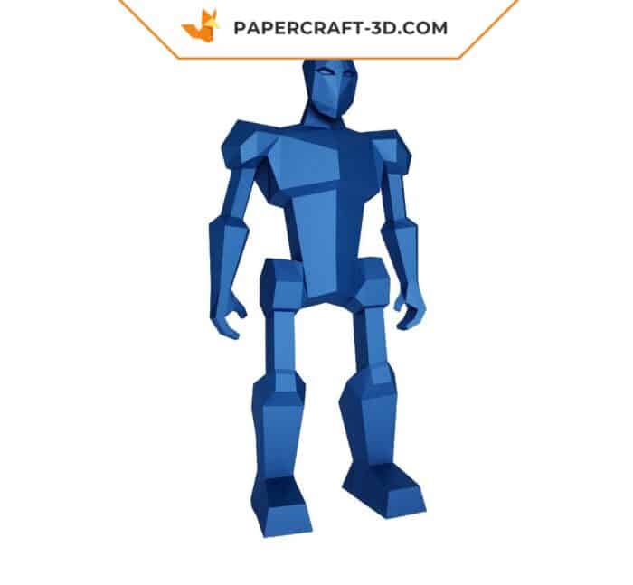 Papercraft Robot en origami papier 3D à faire soi-même