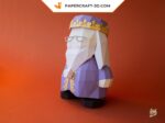 Papercraft de Dumbledore em origami