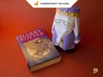 Papercraft de Dumbledore em origami