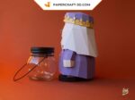 Papercraft de Dumbledore em origami
