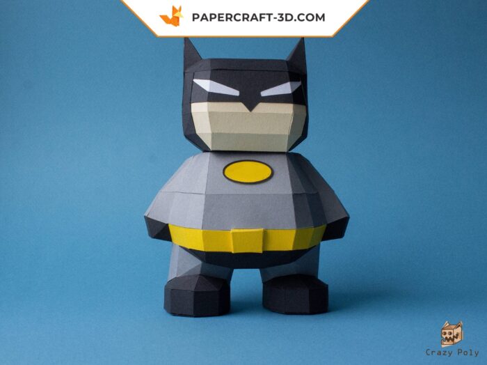 Papercraft super-héros DIY en papier 3D, modèle PDF de personnage de bande dessinée