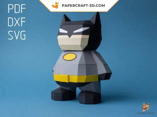 Papercraft super-héros DIY en papier 3D, modèle PDF de personnage de bande dessinée