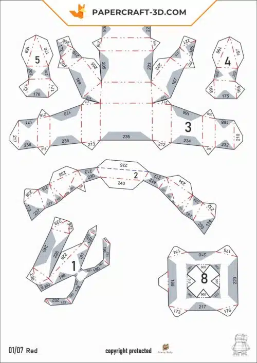 Papercraft Superhéros en origami papier 3D DIY
