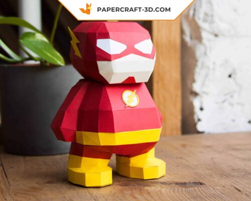 Papercraft Superhéros en origami papier 3D DIY