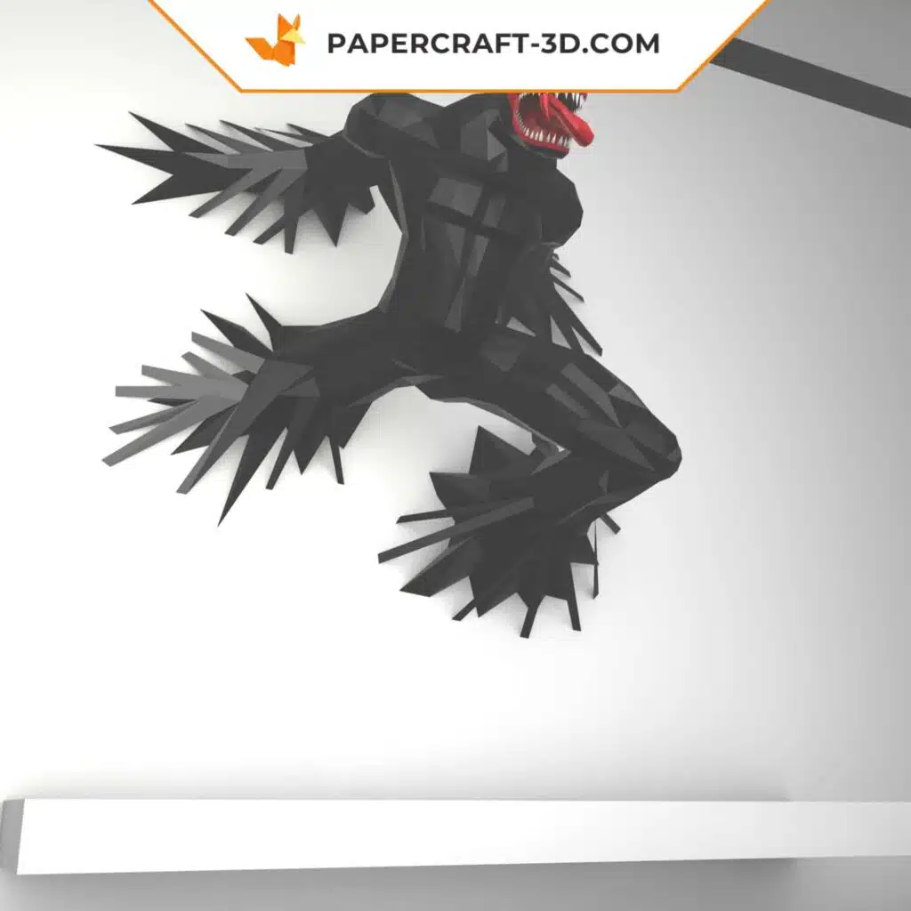 Papercraft Venom en origami 3D