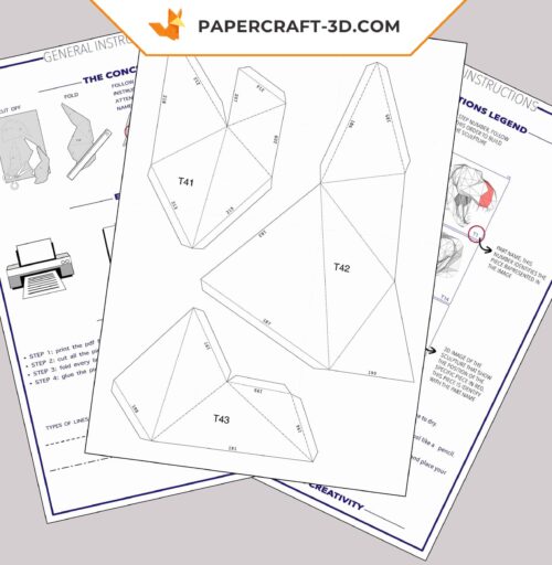 Papercraft Venusaur Pokemon en origami papier 3D à faire soi-même