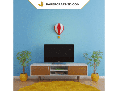 Papercraft di pallone in origami 3D