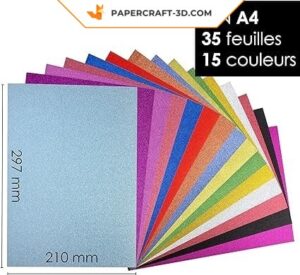 200 Feuilles Papier Origami 20x20 Cm 10 Couleurs - Papier Cartonné Double Face Pour Enfants Et Adultes
