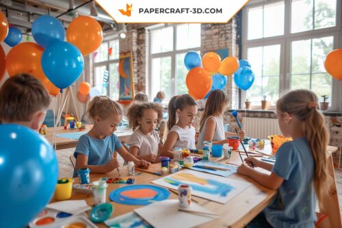 Organiser un atelier créatif d'anniversaire : idées et conseils