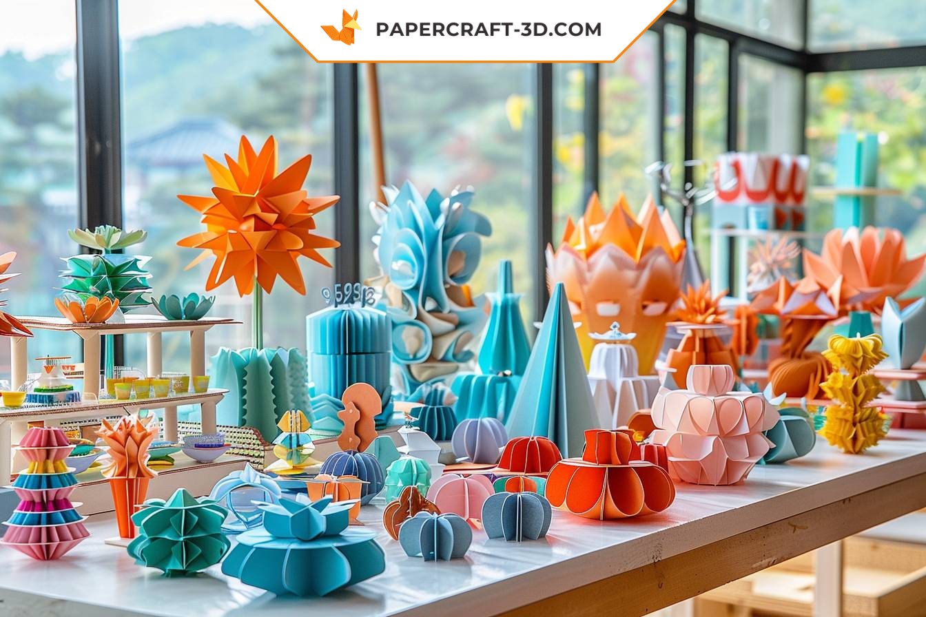 Quels sont les avantages d’utiliser les produits de Papercraft-3D.com pour mon atelier de loisirs créatifs ?