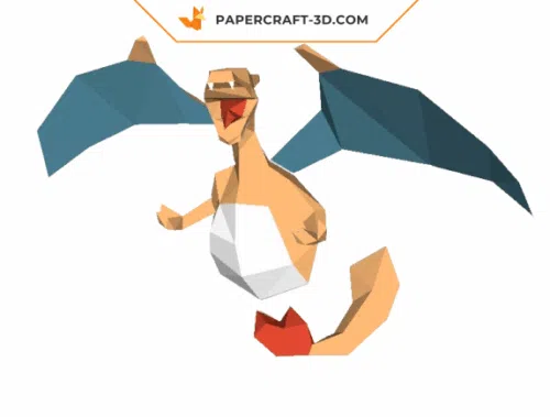 dracaufeu-origami-3d