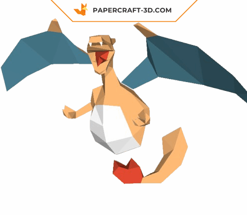 dracaufeu-origami-3d