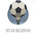 Papercraft globo aerostático en origami
