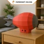 Papercraft gratuit dirigeable gratuit en origami 3D