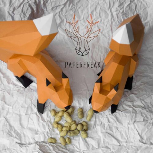 Papercraft d'écureuil en origami