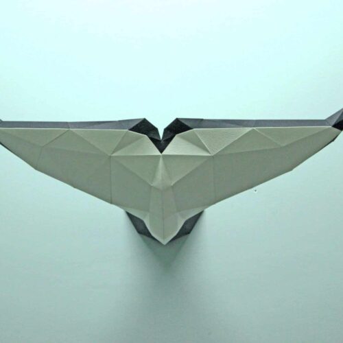 Papercraft de queue d'orque en origami 3D